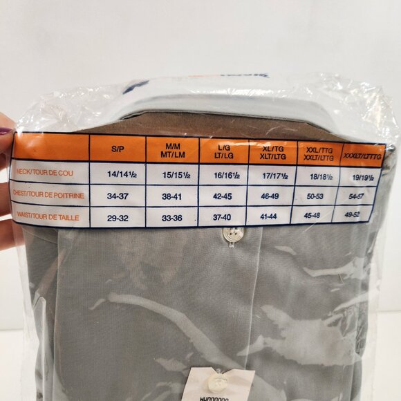 Vintage Marks Work Wearhouse Mens Medium Short Sleeve Gray Shirt New Old Stock - Picture 7 of 8